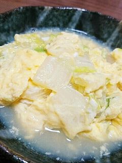 男の白菜卵とじ-レシピのメイン写真