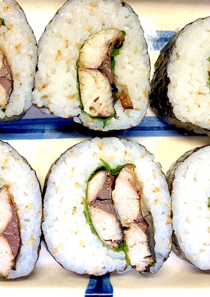 簡単おいしい自家製焼き鯖巻き寿司-レシピのメイン写真
