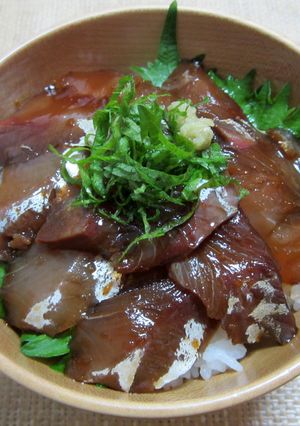 イナダの漬け丼-レシピのメイン写真
