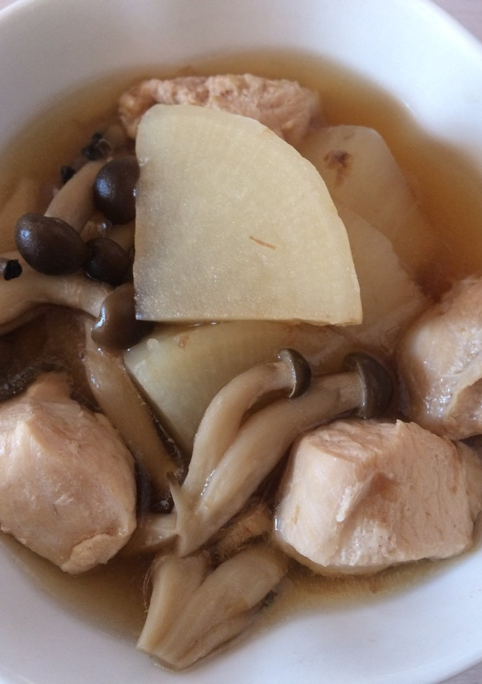 まるごとキューブだし❤︎大根と鶏肉の煮物-レシピのメイン写真