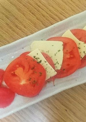 トマトのチーズ挟み-レシピのメイン写真