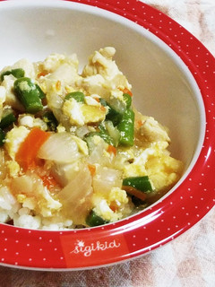 幼児さんの切り干し大根de 親子丼-レシピのメイン写真