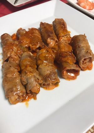 時短！美味い！豚肉のキムチ＆チーズ巻き-レシピのメイン写真