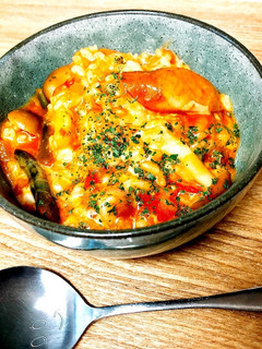 野菜ジュースdeトマトリゾット-レシピのメイン写真