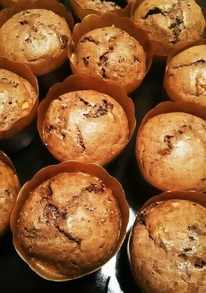 ラム酒入りチョコバナナマフィン-レシピのメイン写真