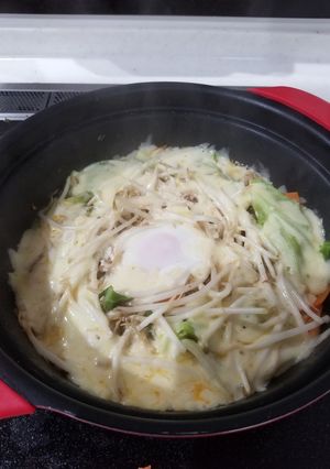 野菜たっぷりおいし～辛らーめん-レシピのメイン写真