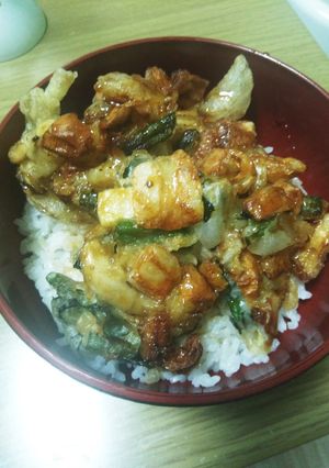 節約♪絶品!かき揚げ丼ドン♪-レシピのメイン写真