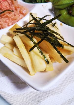 おつまみに〜わさび醤油が美味し♡山芋短冊-レシピのメイン写真