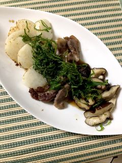 焼き物盛合せ♡長芋♡豚ヒレ♡椎茸-レシピのメイン写真