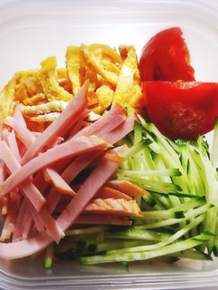時短弁当 その① 冷やし中華-レシピのメイン写真