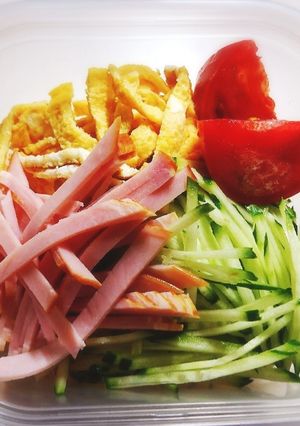時短弁当 その① 冷やし中華-レシピのメイン写真