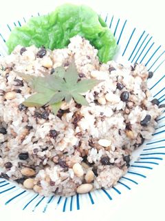 炊飯器でふっくら豆おこわ-レシピのメイン写真