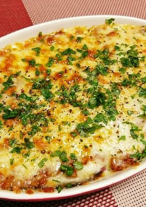 なすとひき肉とチーズのオーブン焼き-レシピのメイン写真