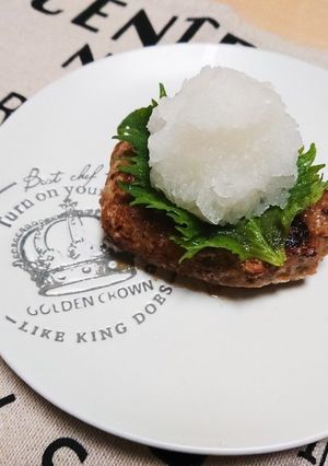 減塩！ 豚のさっぱり和風ハンバーグ-レシピのメイン写真