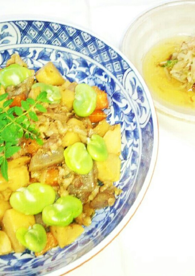 たけのこと豚肉の煮物木の芽添えღ˘◡˘ற-レシピのメイン写真
