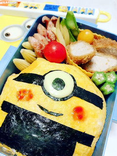 簡単!ミニオン弁当-レシピのメイン写真