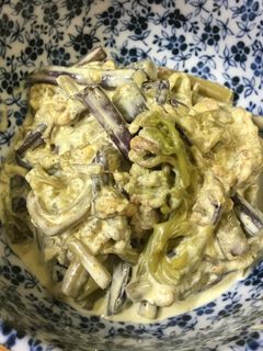 簡単☆わらびのカレーマヨネーズ和え♫-レシピのメイン写真
