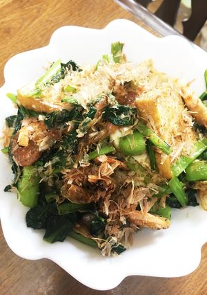 小松菜と厚揚げの炒め物-レシピのメイン写真