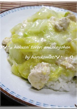 白菜のとろ～りあんかけご飯-レシピのメイン写真