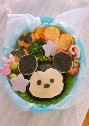幼稚園年少さん弁当♡ツムツムキャラ弁-レシピのメイン写真