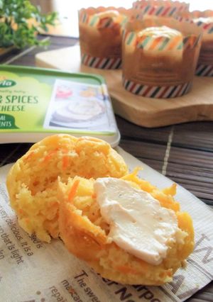 人参とクリームチーズのお食事マフィン-レシピのメイン写真