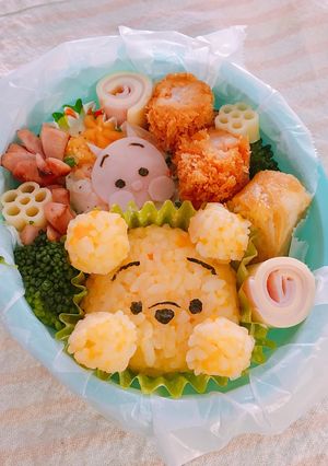 幼稚園年少さん弁当♡ツムツムキャラ弁-レシピのメイン写真