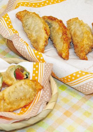 トマトとナスの包みあげ-レシピのメイン写真