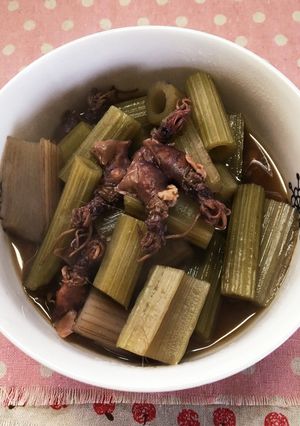 とう蕗と干しホタルイカの煮物-レシピのメイン写真