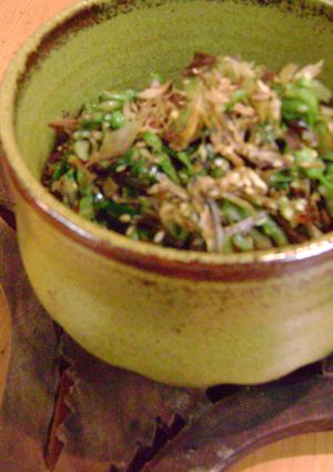 千切りキャベツと雑魚の炒め物-レシピのメイン写真