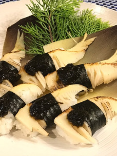 春の宵のおもてなし☆焼き筍のにぎり寿司-レシピのメイン写真