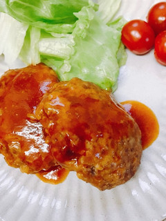 煮込みハンバーグ-レシピのメイン写真
