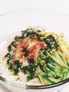 ピリ辛韓国風そうめん-レシピのメイン写真