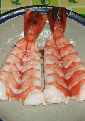 寿司用 蒸し海老の作り方-レシピのメイン写真