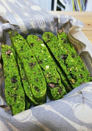 栄養満点❀ほうれん草ビスコッティ-レシピのメイン写真