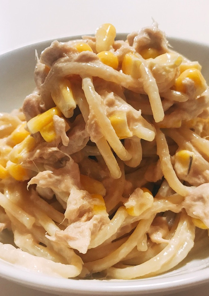 混ぜるだけの簡単ツナからしマヨパスタ-レシピのメイン写真