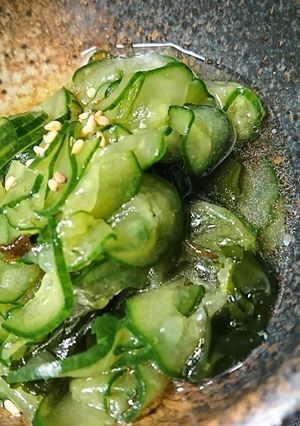 ごま油で食べやすい♡マイルド酢の物-レシピのメイン写真