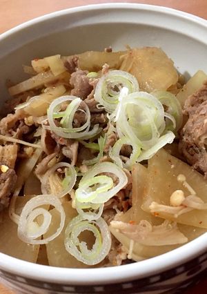 簡単！豚肉と大根のピリ辛中華蒸し＊-レシピのメイン写真
