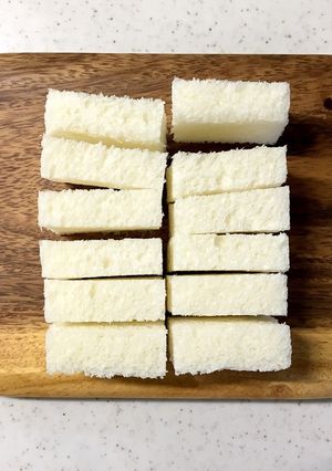 離乳食用＊基本の食パンの切り方-レシピのメイン写真
