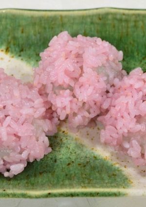 おこわだんご～食紅～-レシピのメイン写真