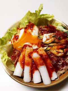 暑い夏おうちで簡単 韓国気分でビビン冷麺-レシピのメイン写真