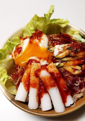 暑い夏おうちで簡単　韓国気分でビビン冷麺-レシピのメイン写真
