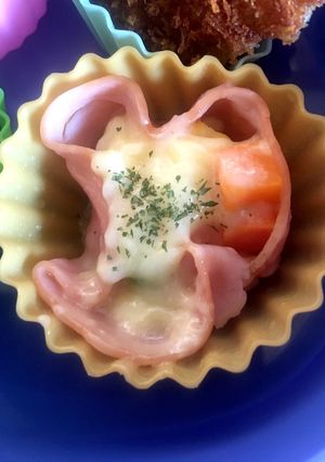 ハムカップチーズ◎お弁当-レシピのメイン写真