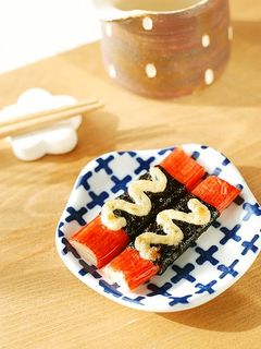 トースターで簡単♡カニカマの海苔マヨ焼き-レシピのメイン写真