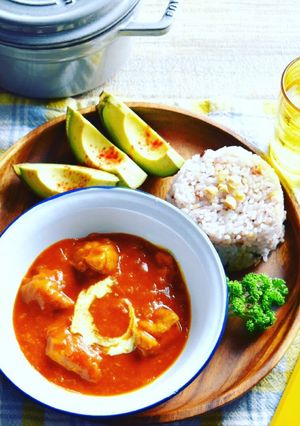 野菜ジュースで時短♪バターチキンカレー☆-レシピのメイン写真
