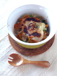 【離乳食 後期】うどんと野菜のグラタン-レシピのメイン写真