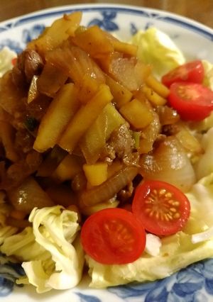 味付しみしみ‼ウスターソースで炒め煮-レシピのメイン写真