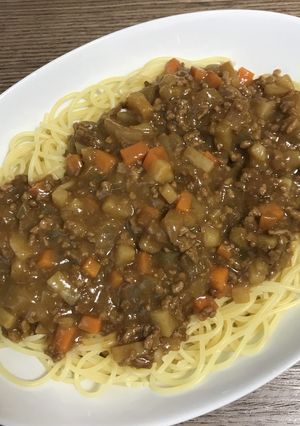 カレースパゲッティ-レシピのメイン写真