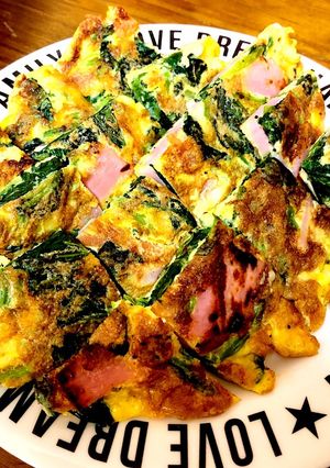 ほうれん草のチーズオムレツ-レシピのメイン写真
