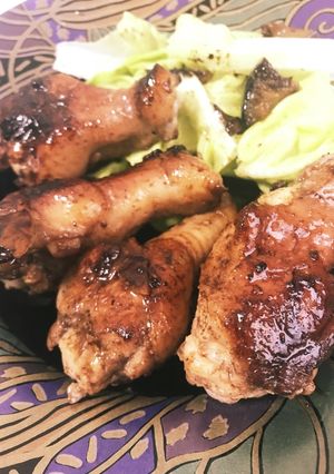 焼くだけ！赤ワインとバルサミコの手羽元-レシピのメイン写真