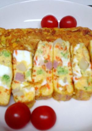 野菜たっぷりオムレツ-レシピのメイン写真